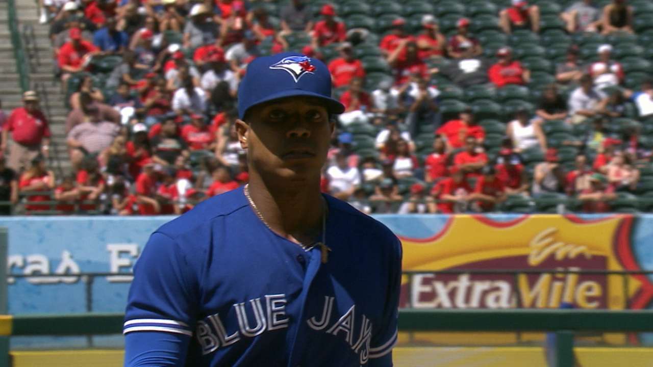 Azulejos se llevan la serie ante Angels detrás de Stroman