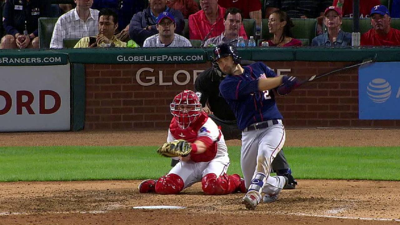 Mellizos doblegaron a Rangers con doble clave de Dozier