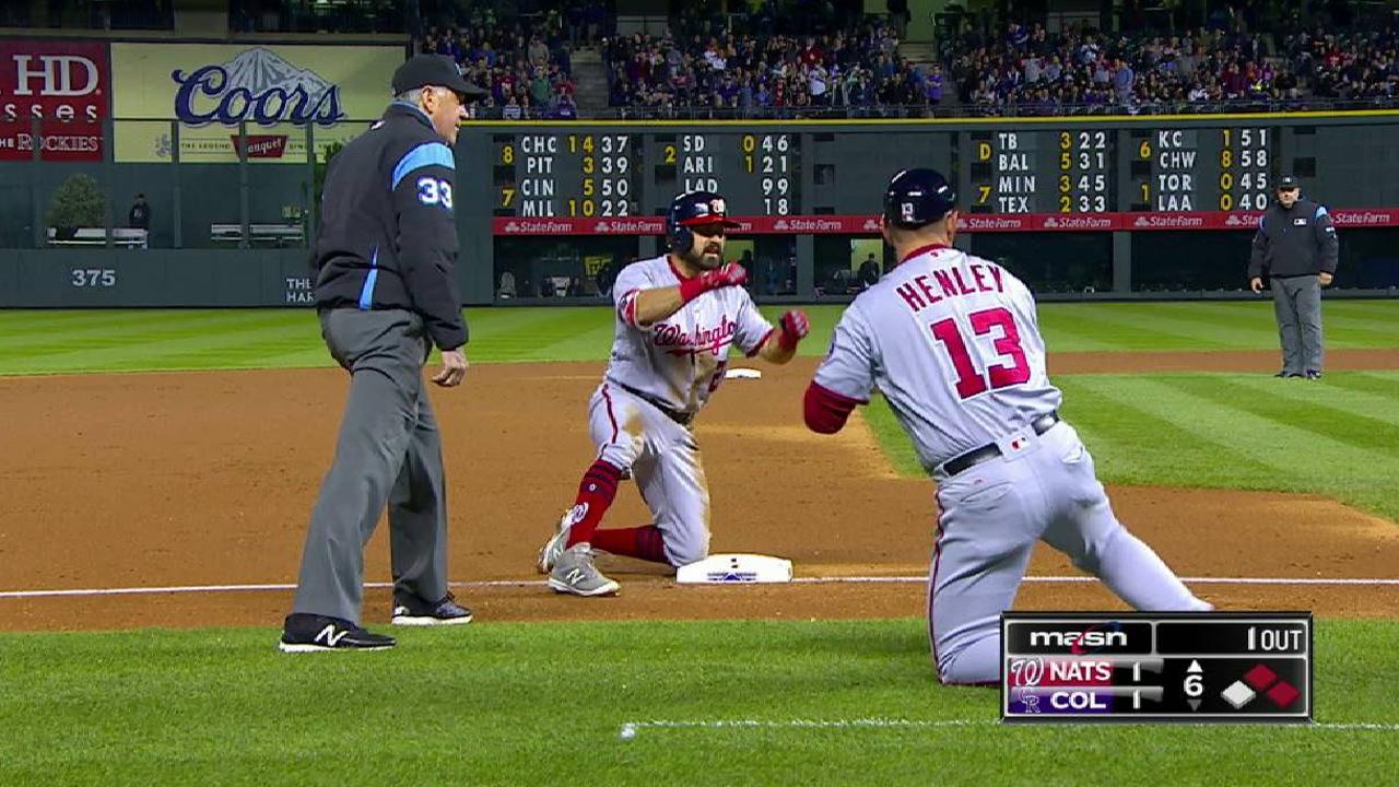 Eaton's RBI triple