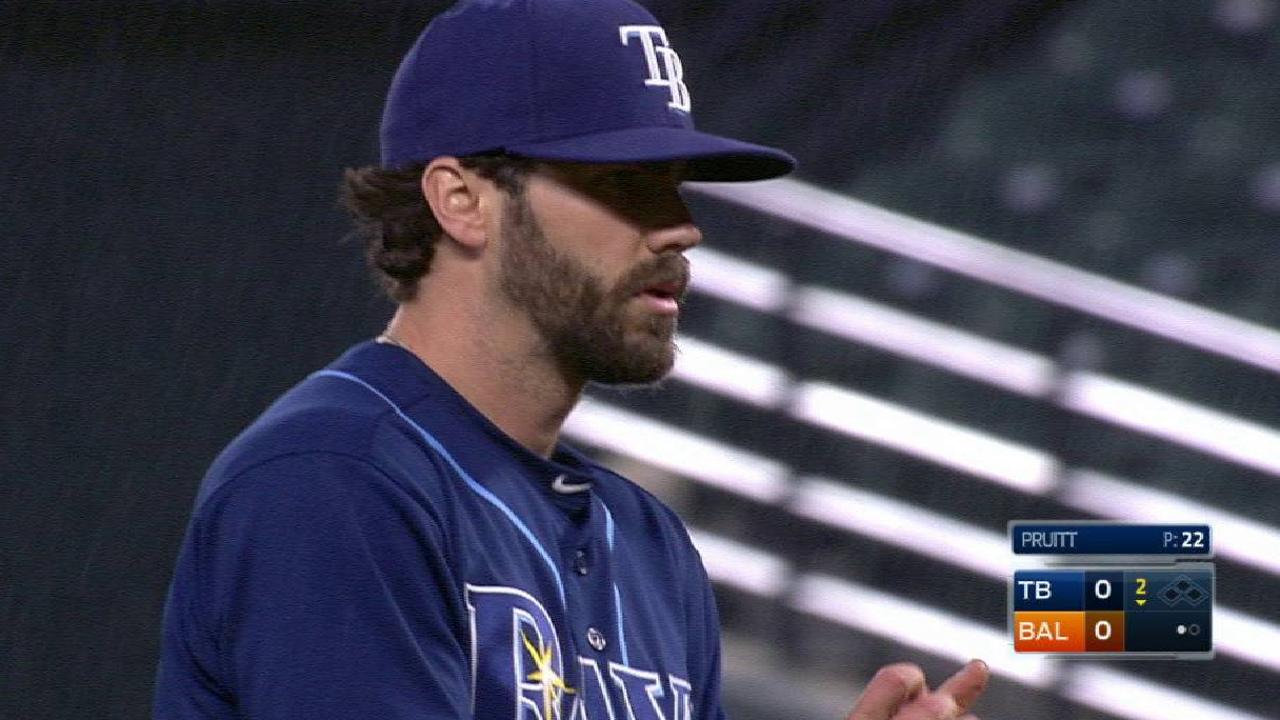 Pruitt sent to Triple-A; RP Moreno called up
