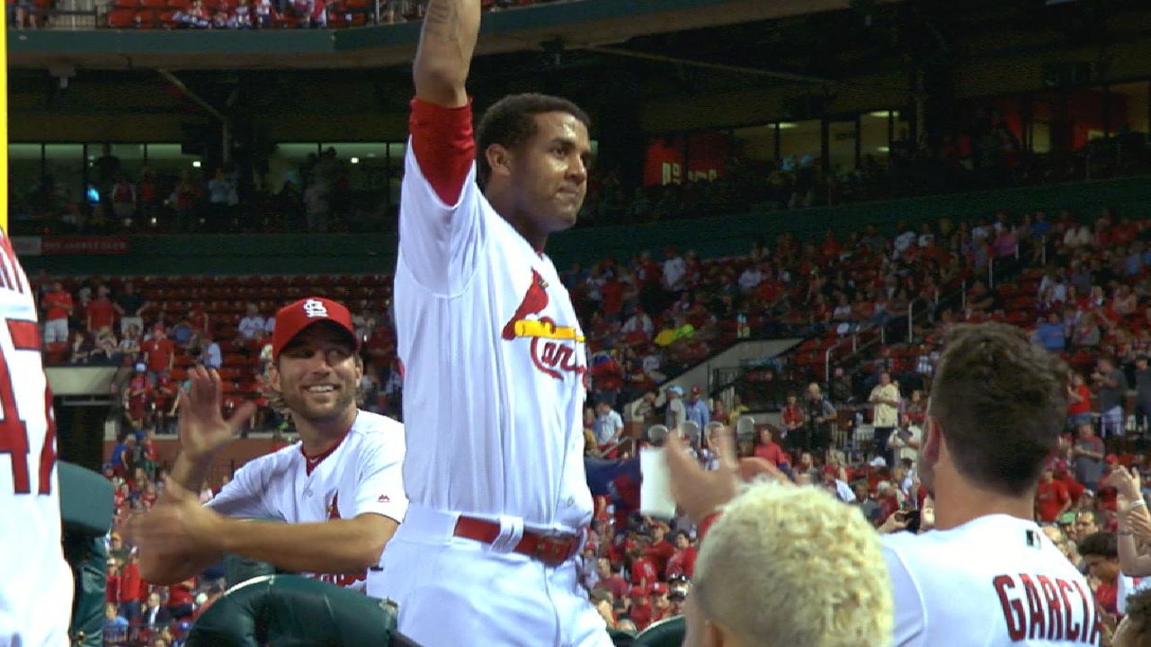 Martinez's first MLB homer