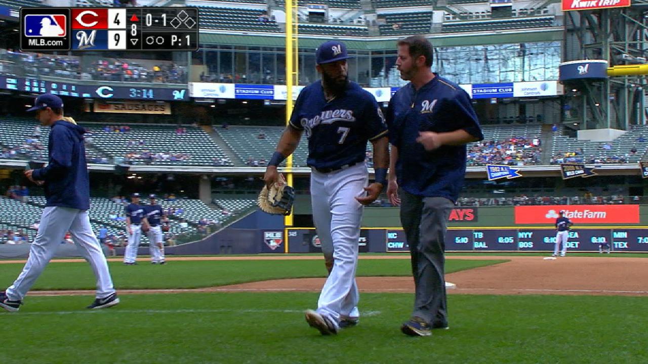 Thames exits with tight left hamstring