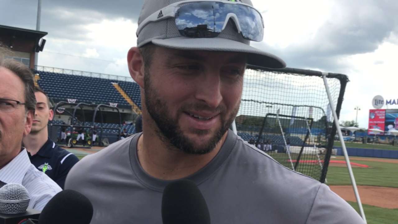 Tebow on playing in Minors