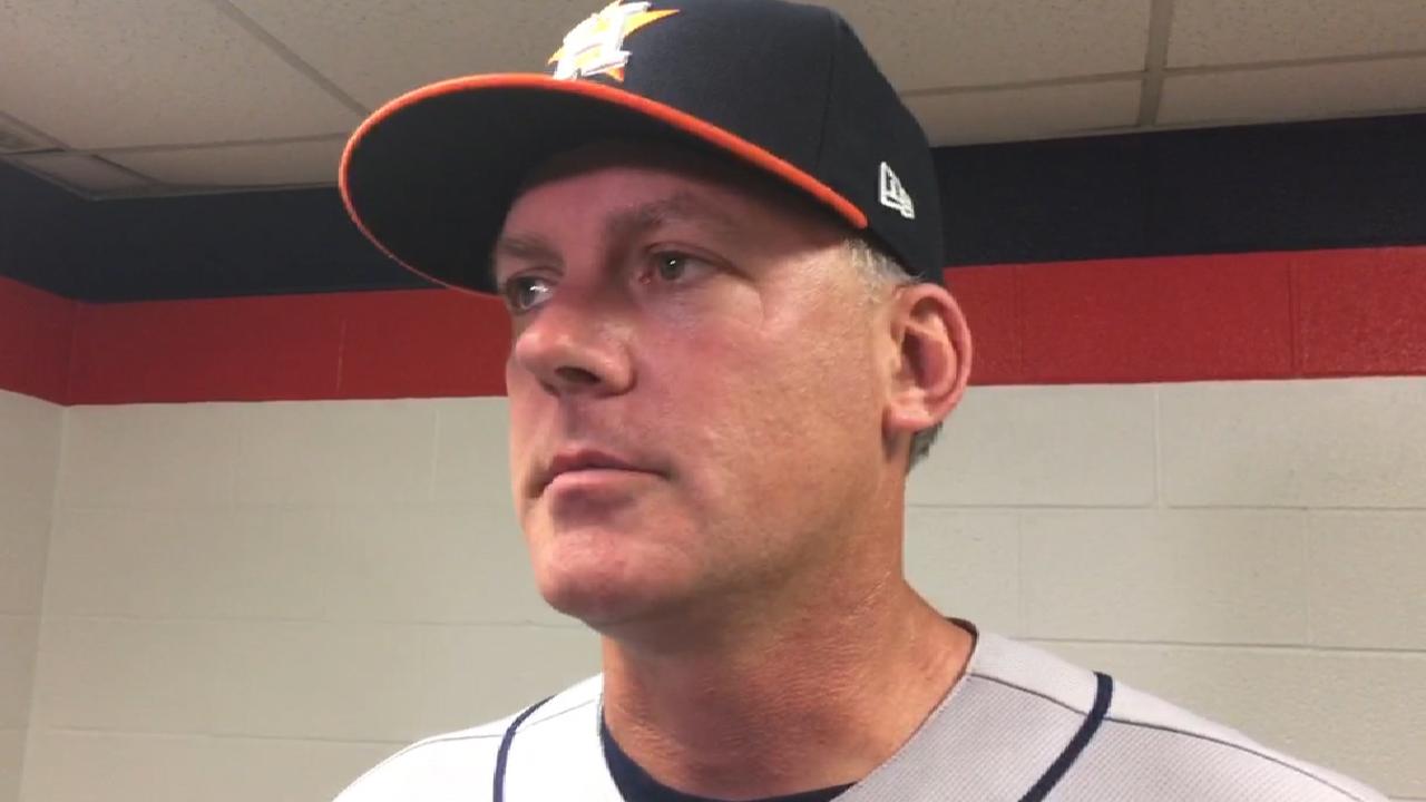 Hinch on 7-6 loss to Indians