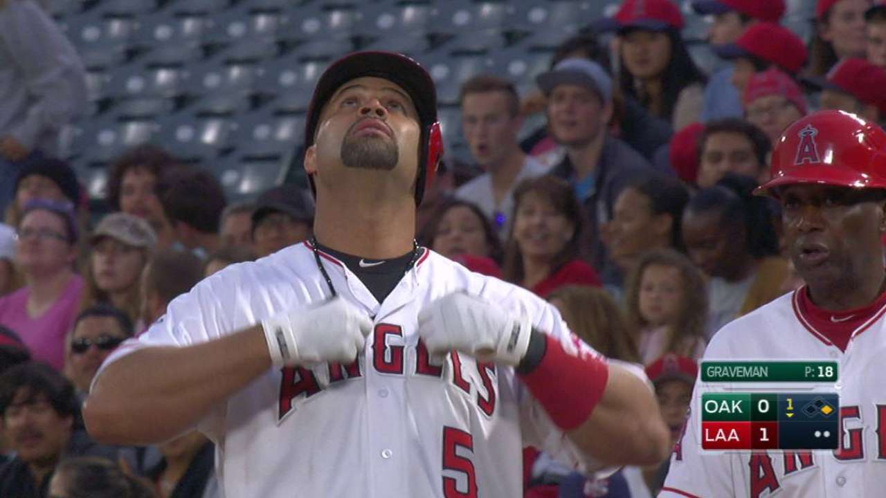 Pujols, Nolasco le dan a los Angelinos su 4ta victoria en fila