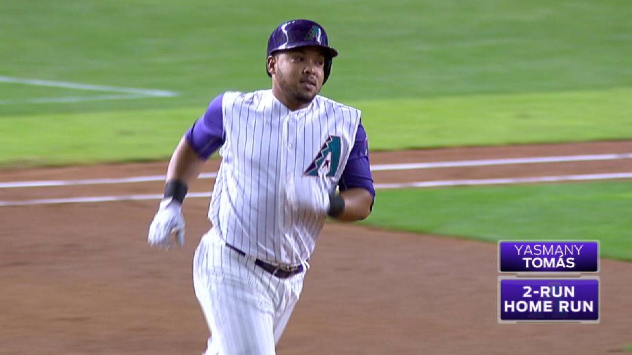 Tomás jonronea y ayuda a Walker a vencer a Padres