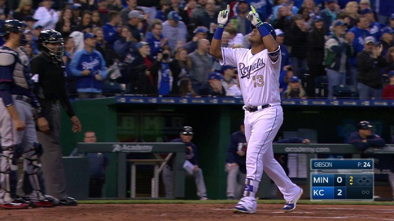 Perez's two-run home run