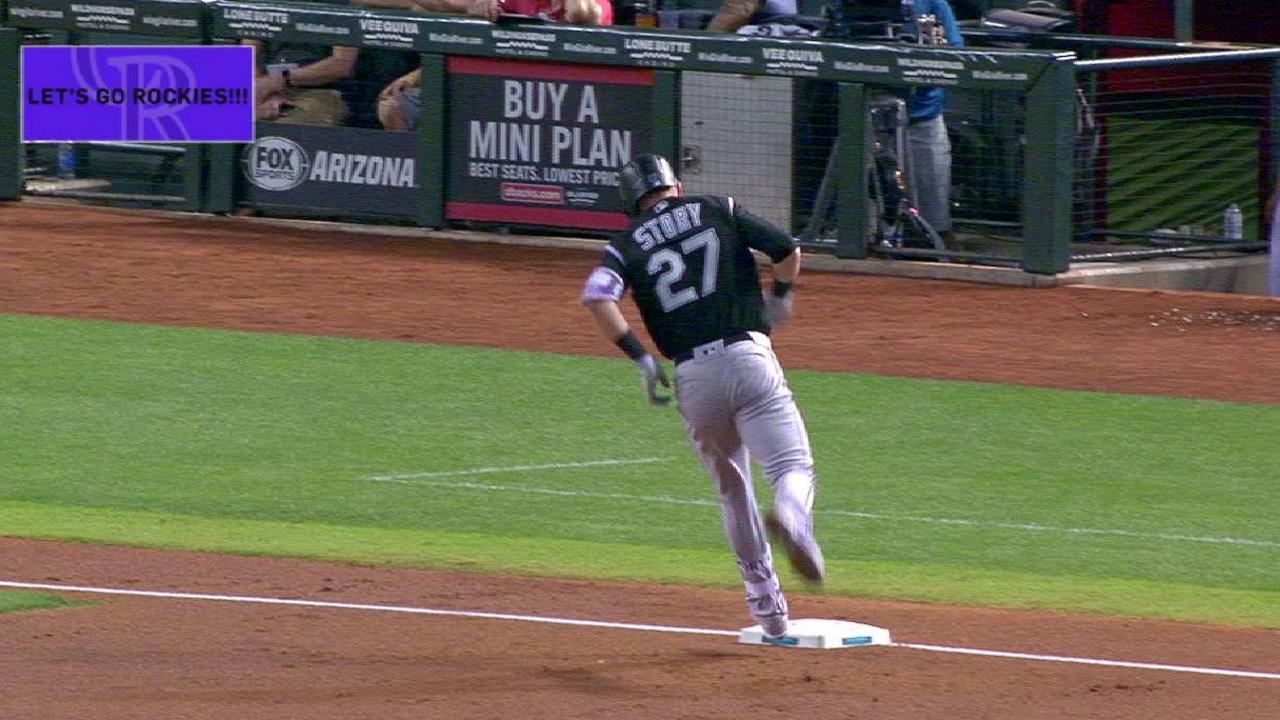 Story estalla y Rockies bajan a los Diamondbacks de la nube