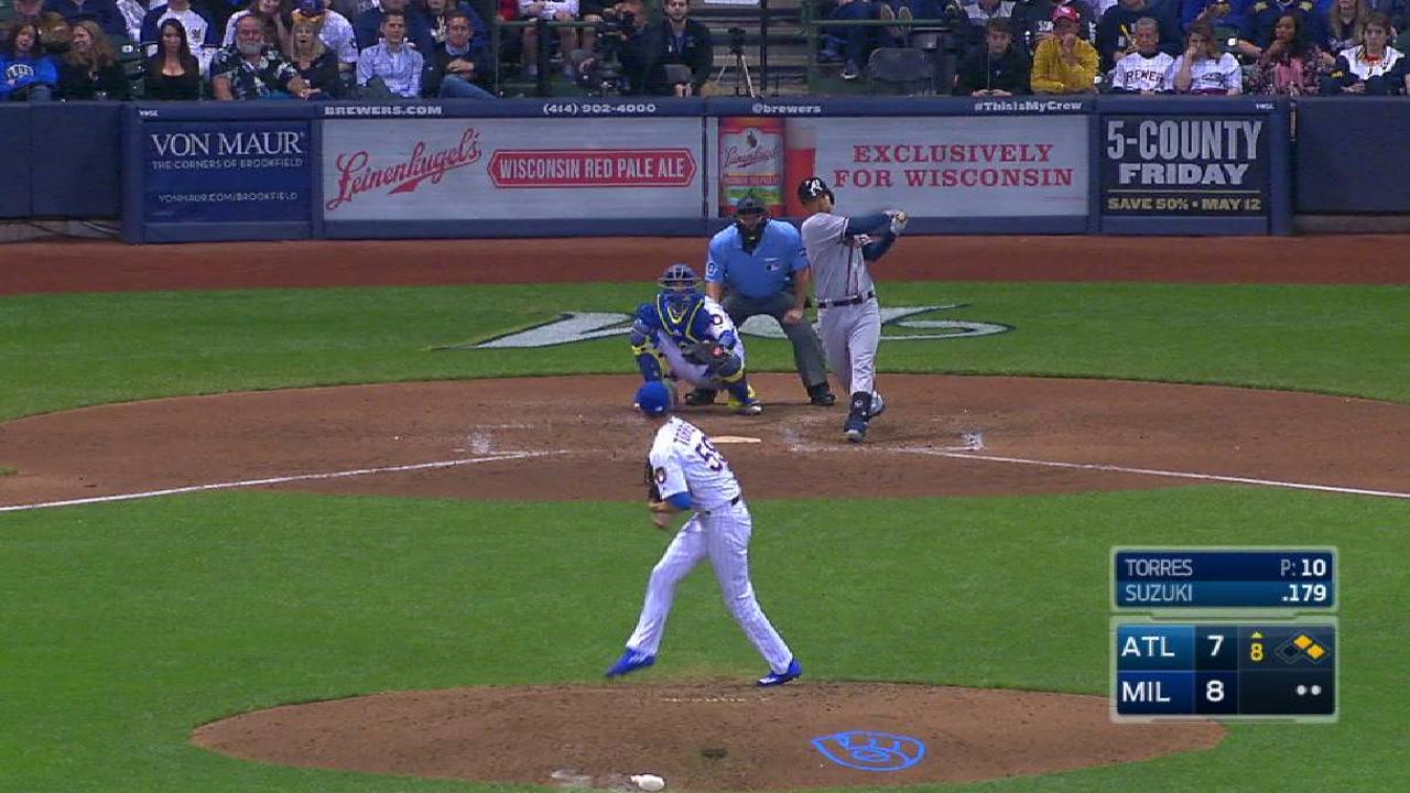 Suzuki ties game with single