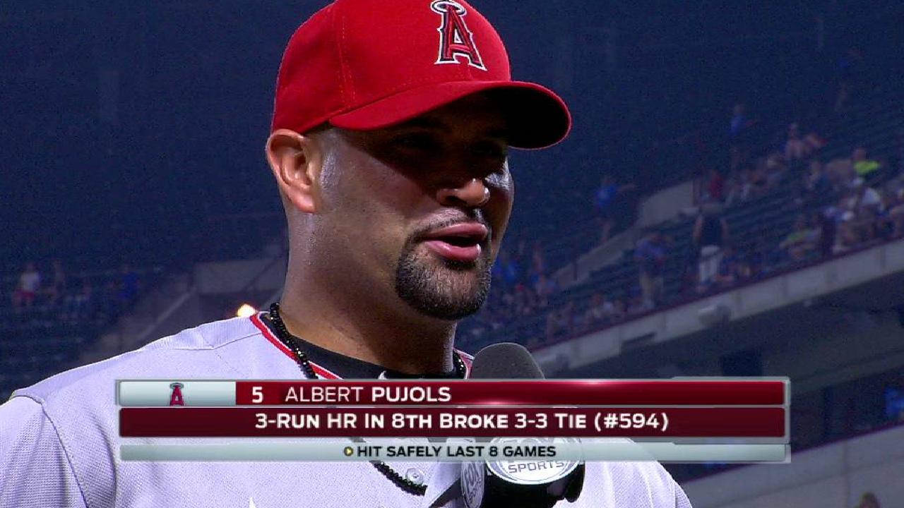 Pujols excited about Angels