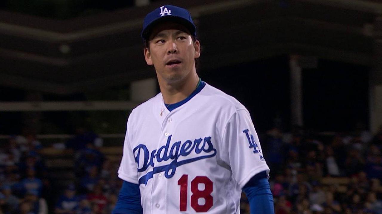 Kenta Maeda, Dodgers mantuvieron a raya los bates de Filis