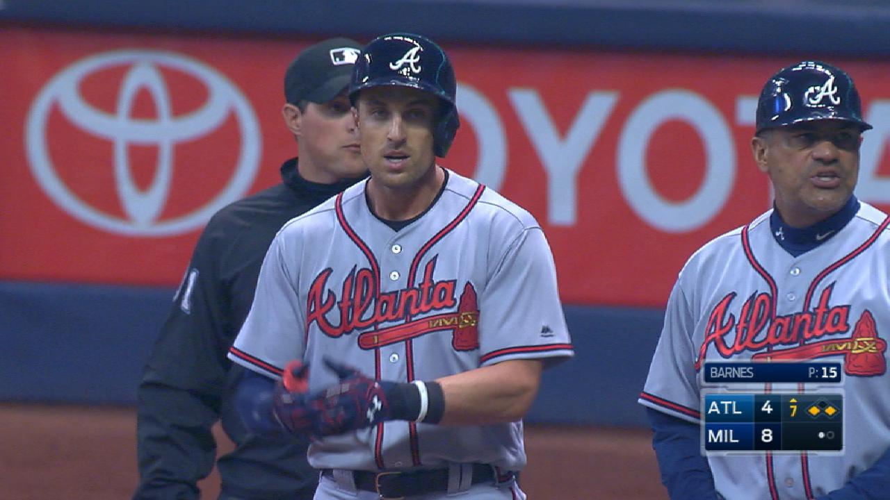 Adams gets first MLB hit, steal