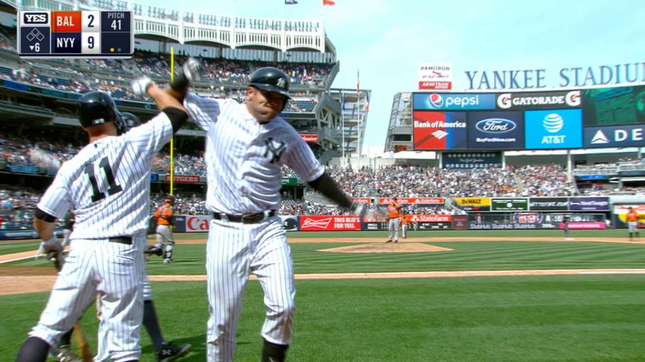 Romine's five-RBI day