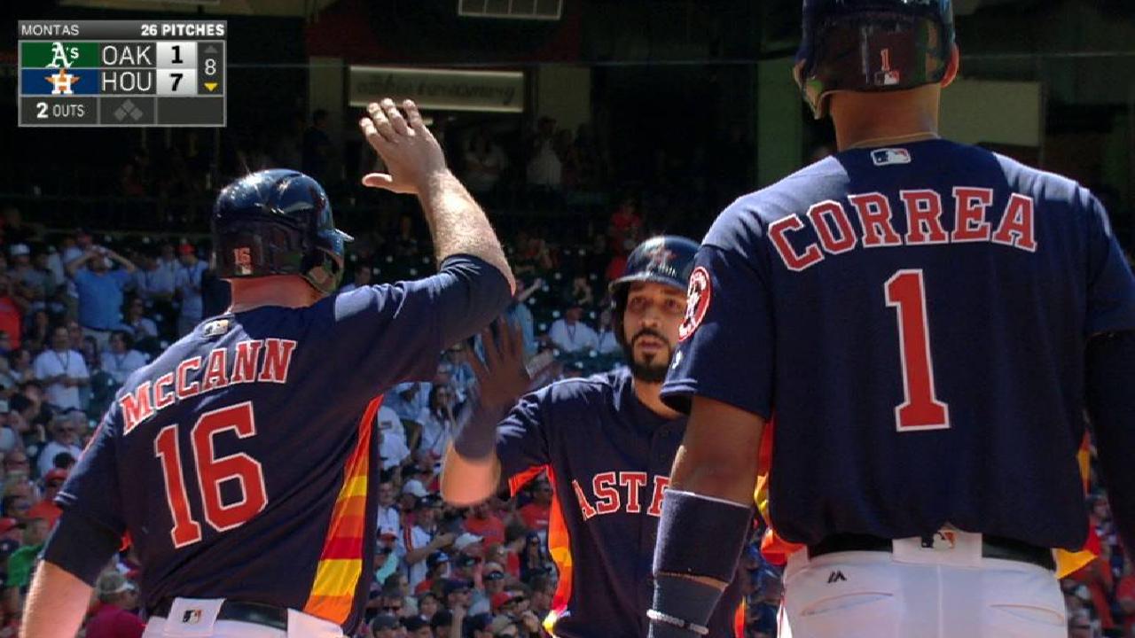 González, Keuchel impulsan a Astros sobre Atléticos