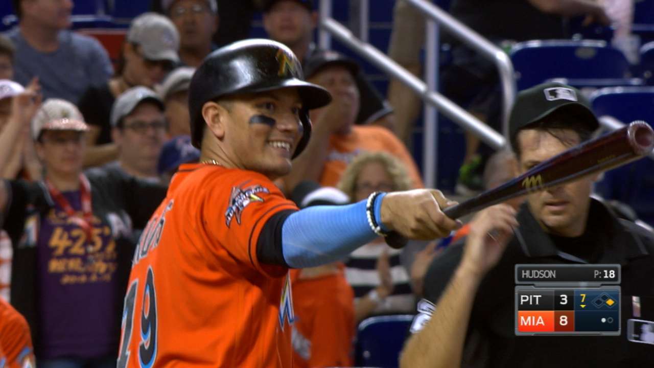 Marlins' six-run explosion