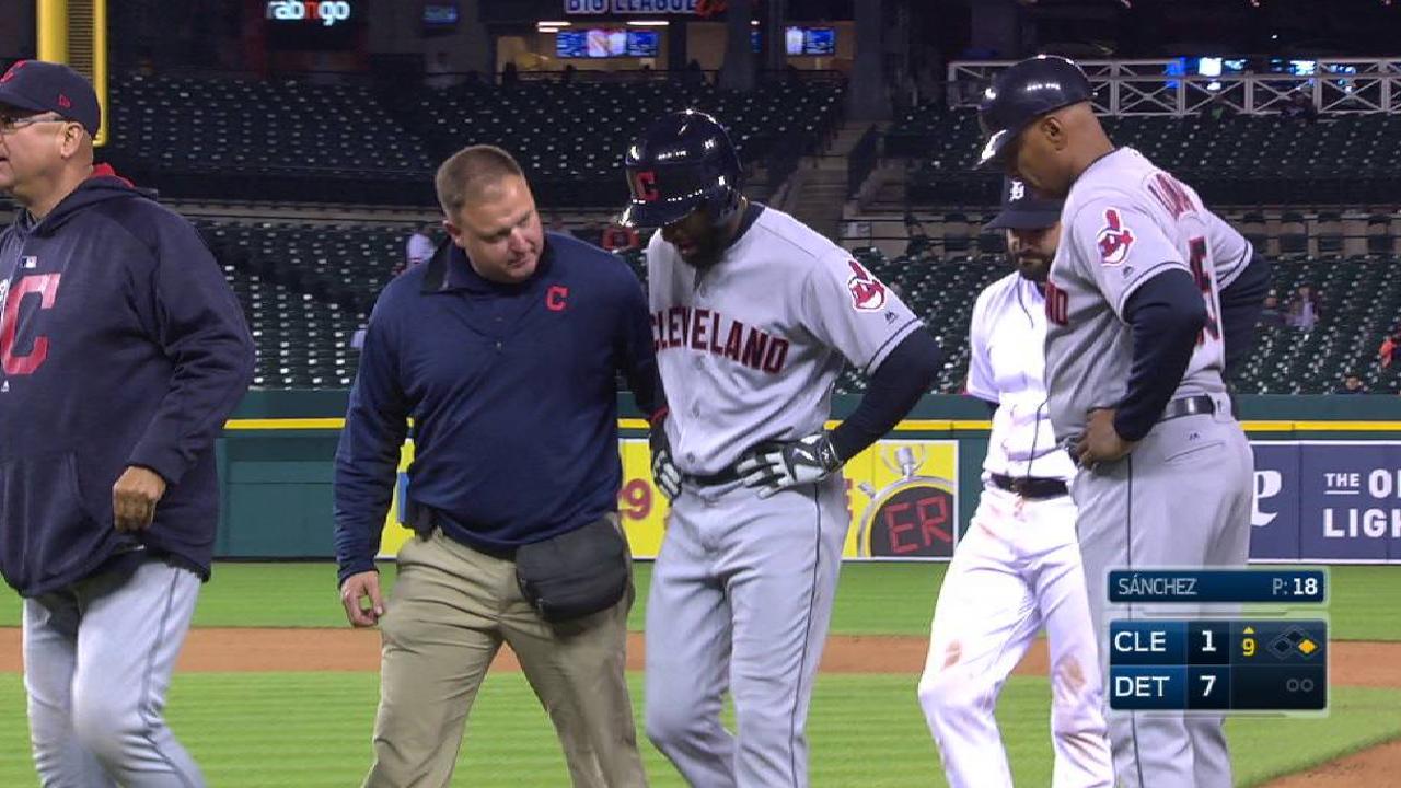 Jackson leaves the game