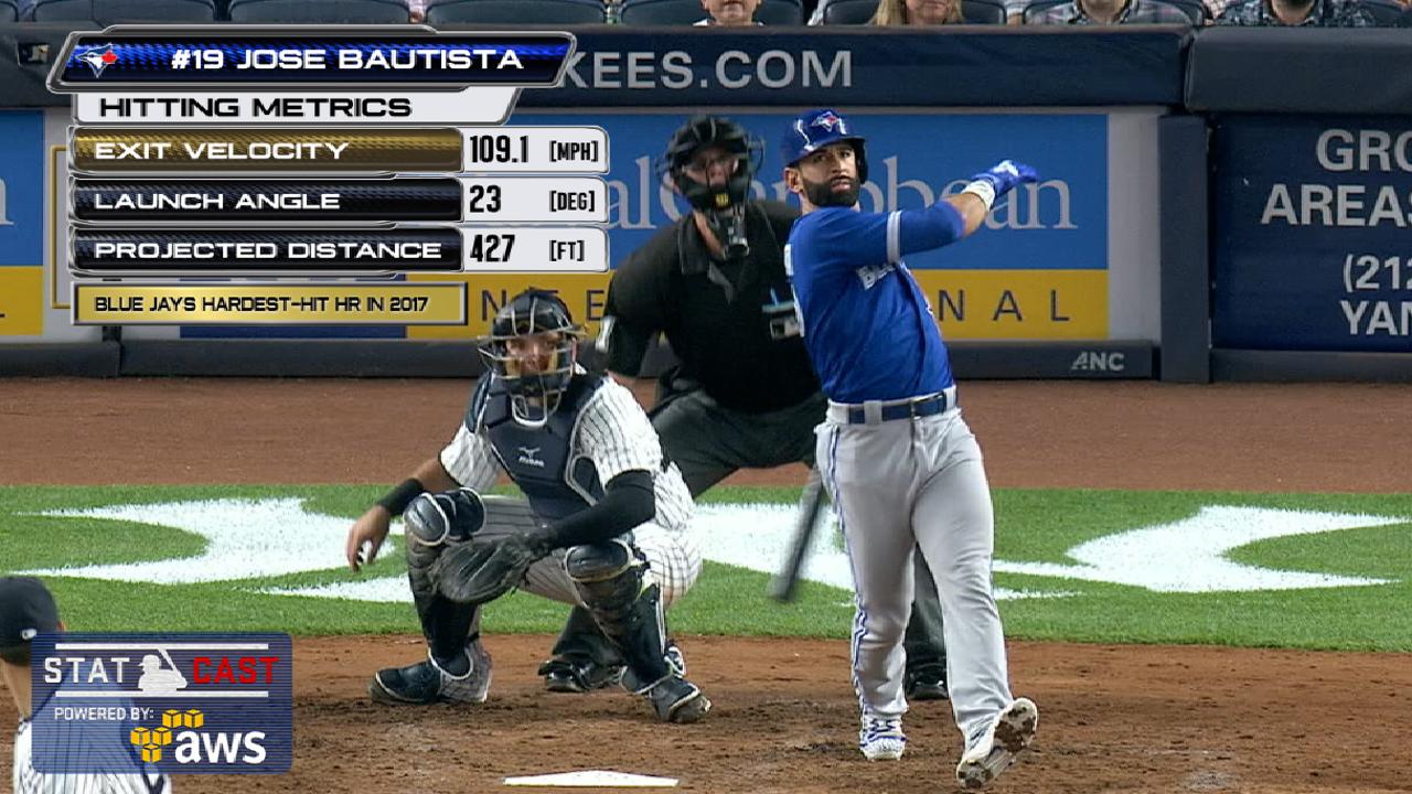Statcast: Bautista's 433-ft. HR