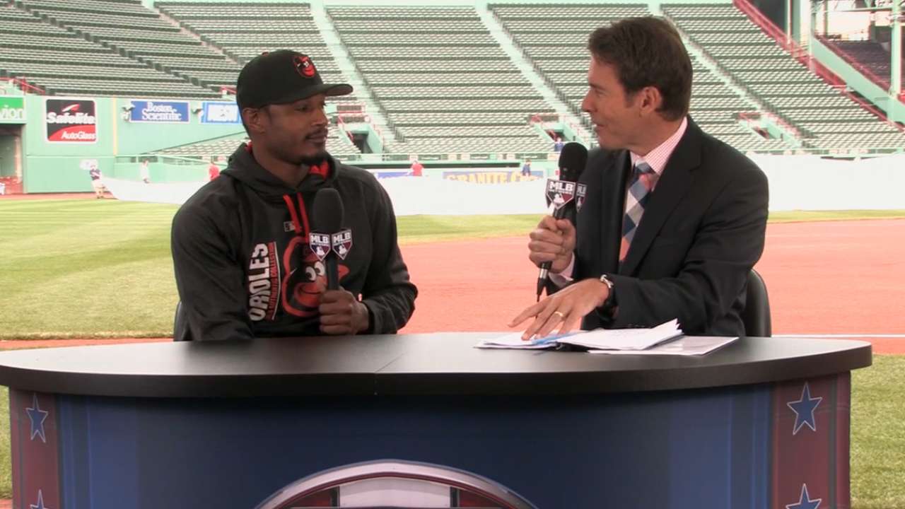 Jones discusses events at Fenway