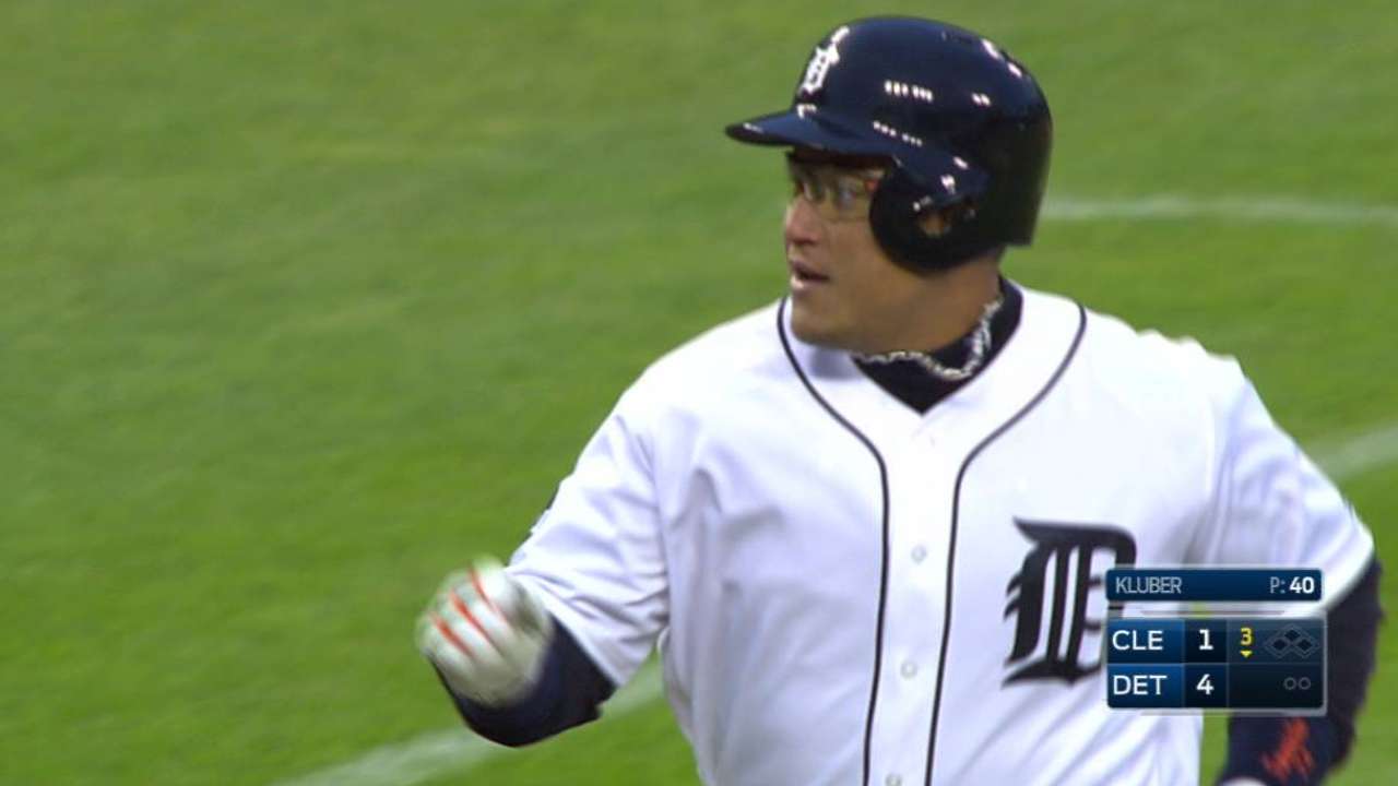 Miguel Cabrera suena su 450mo HR en triunfo de Tigres sobre Indios