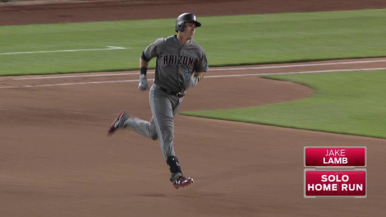 Lamb cranks a solo homer