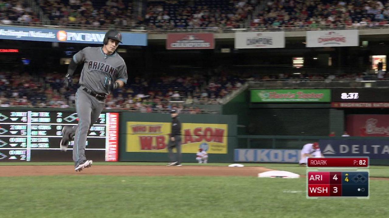 D-backs se imponen a Nacionales con tres bambinazos