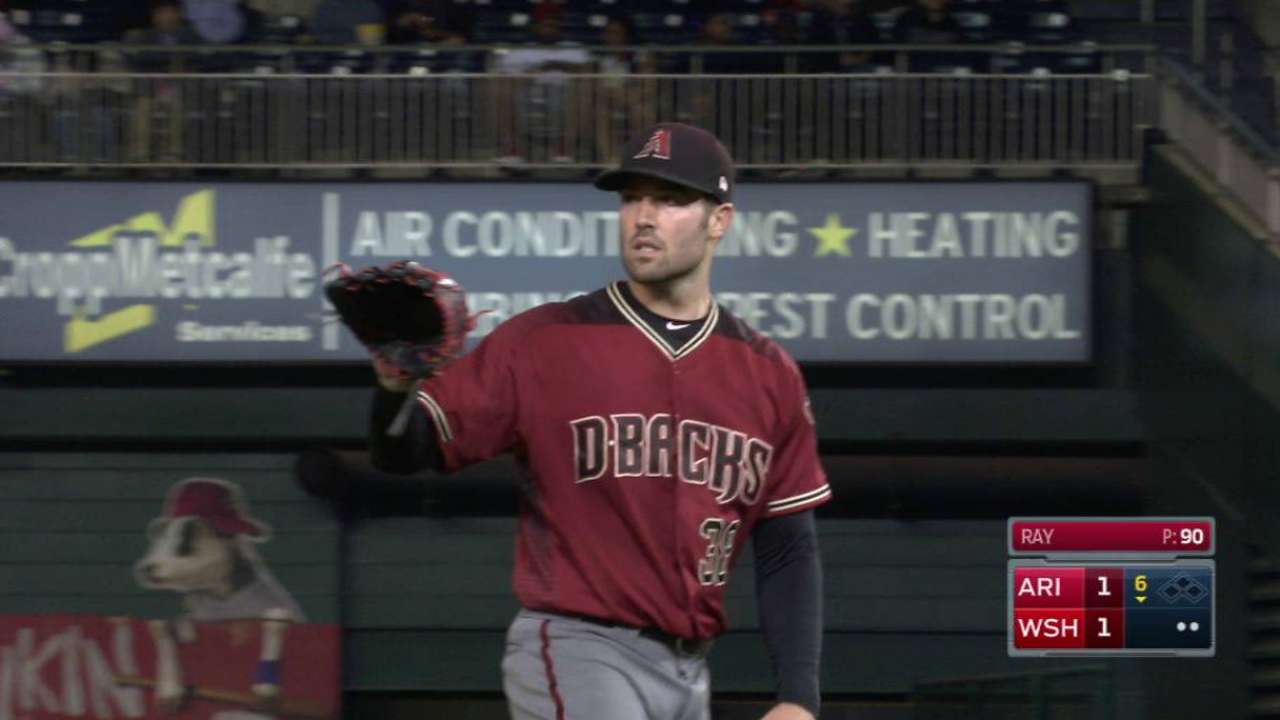Ray helps D-backs break strikeout record