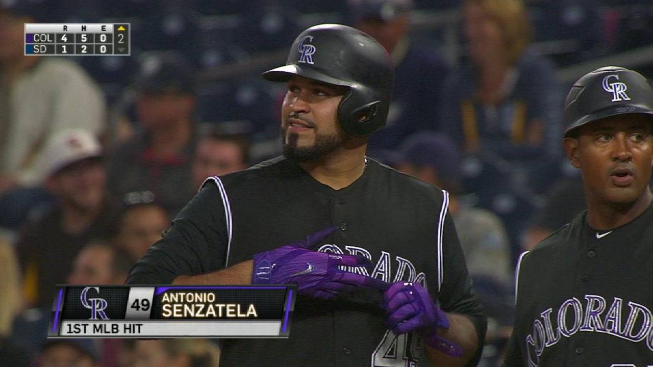 Senzatela volvió a dominar y los Rockies apalearon a Padres