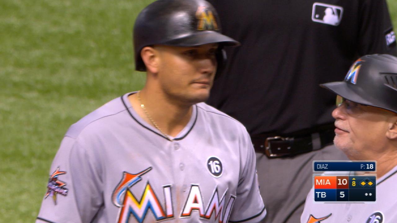 Rojas' four-hit game