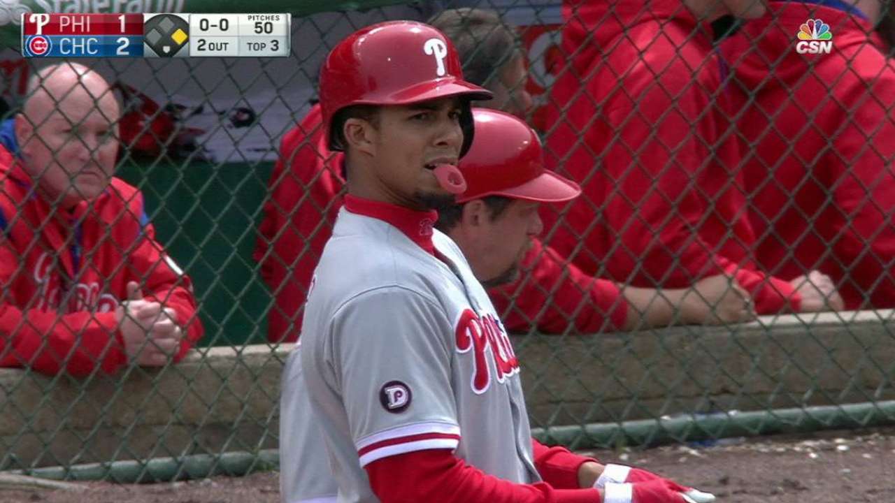 Altherr cautious with soreness in left wrist