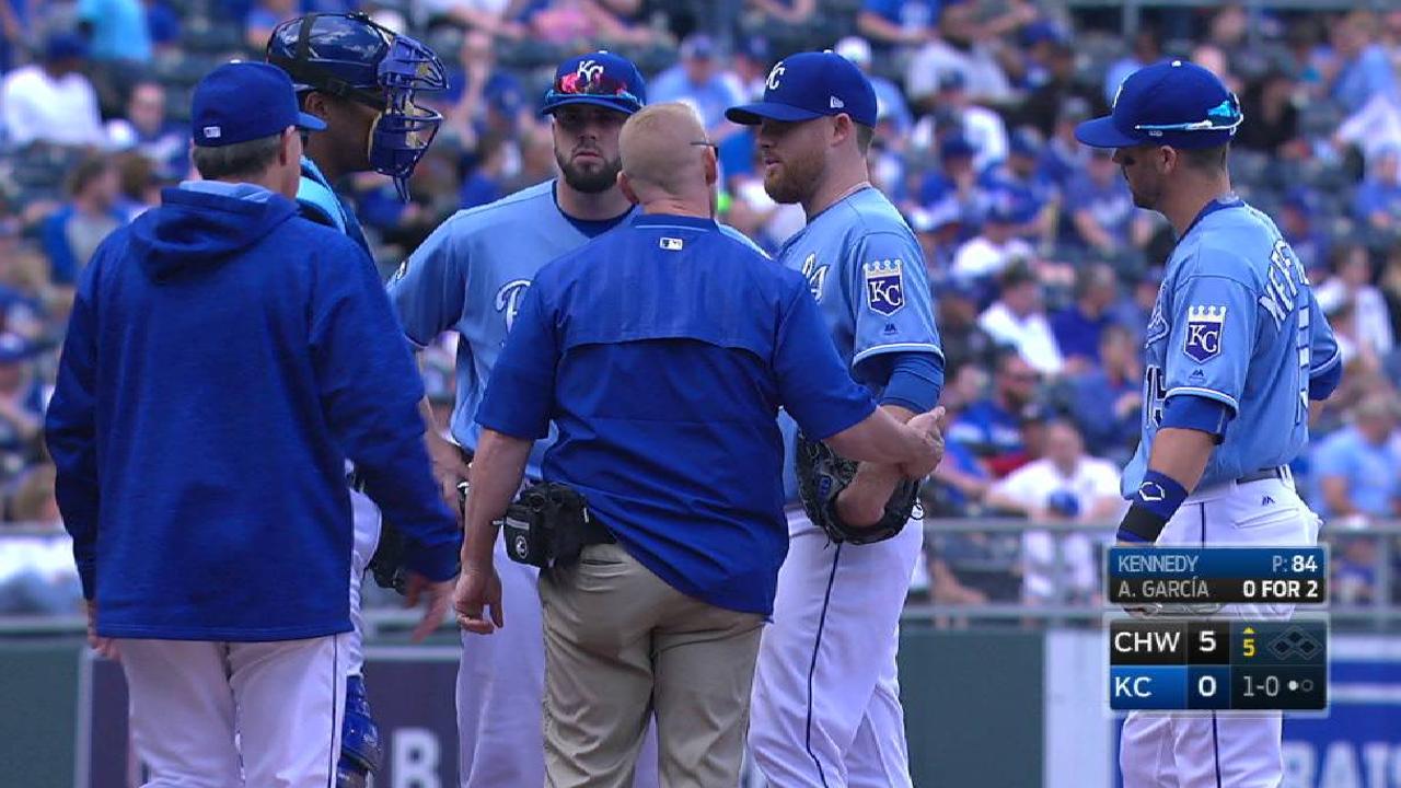 Kennedy exits with injury
