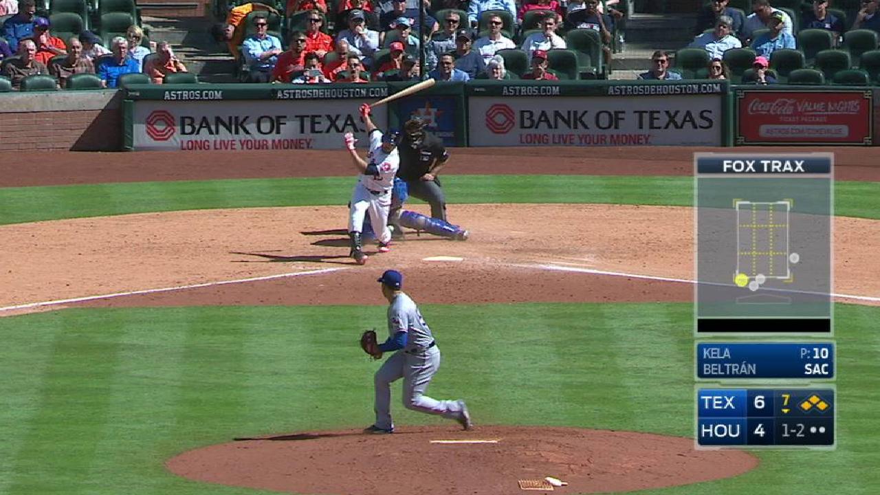 Kela fans Beltran to end inning