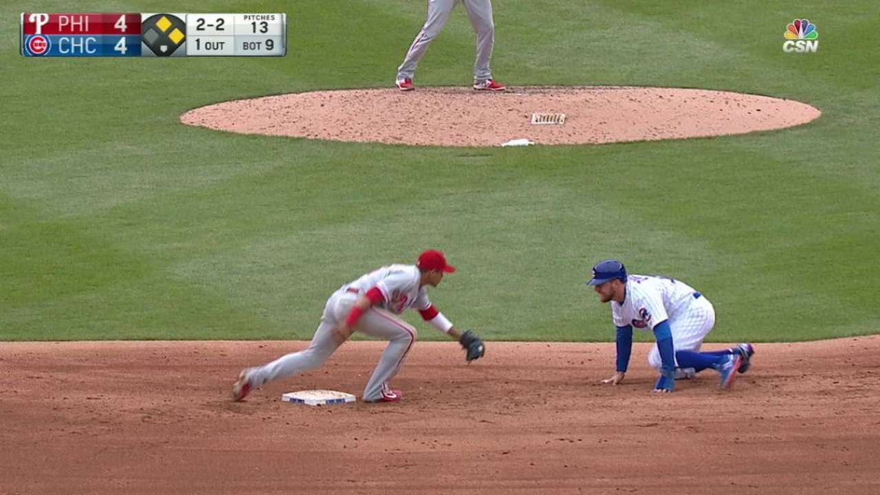 Gomez's clutch pickoff