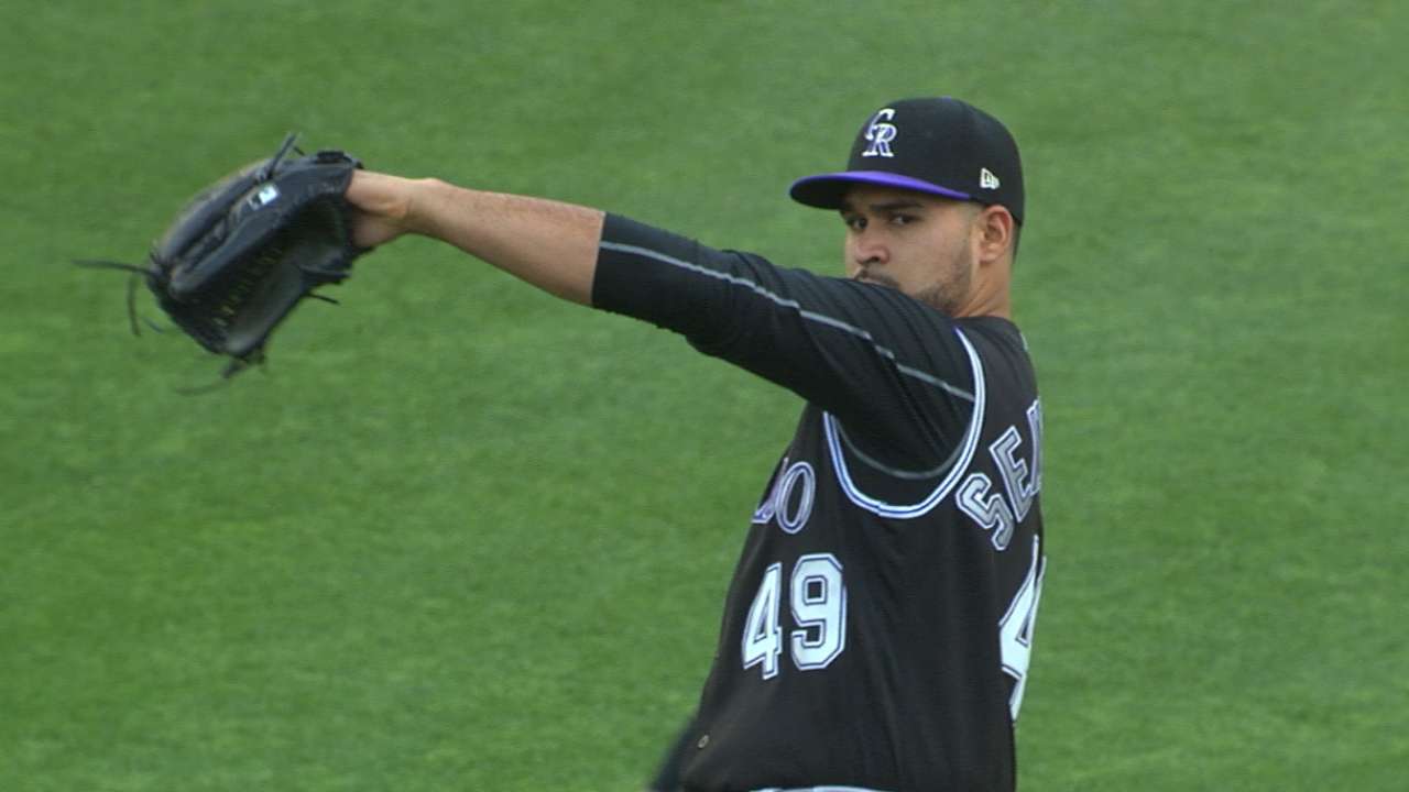 Senzatela hurls six solid frames