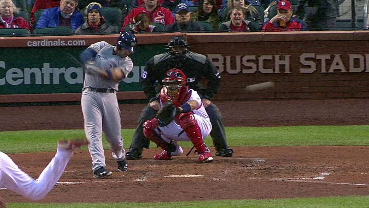 Shaw's two-run double to left