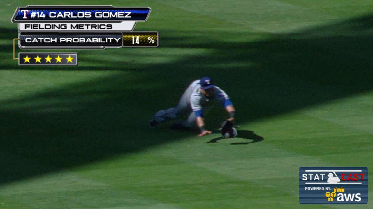 Statcast of the Day: Gomez's clutch grab