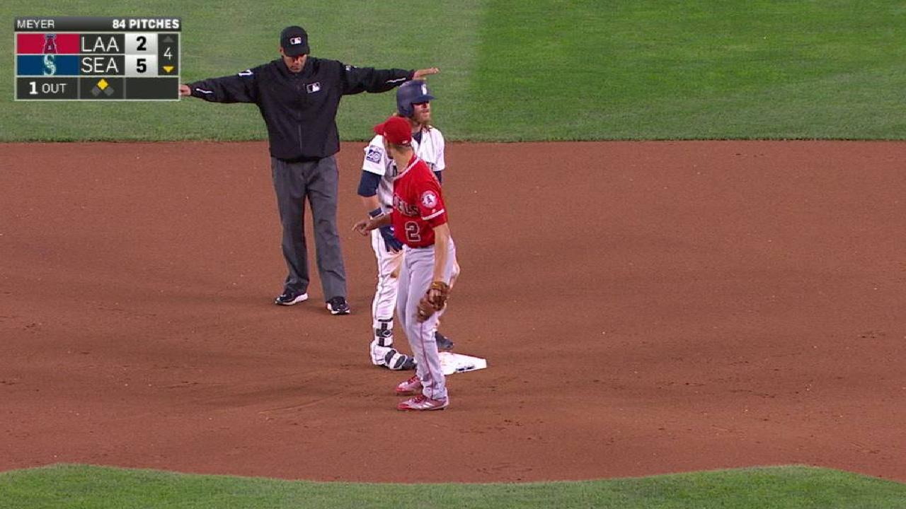 Gamel filling void left by injured Haniger