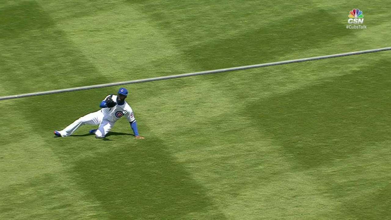 Heyward's outstanding catch