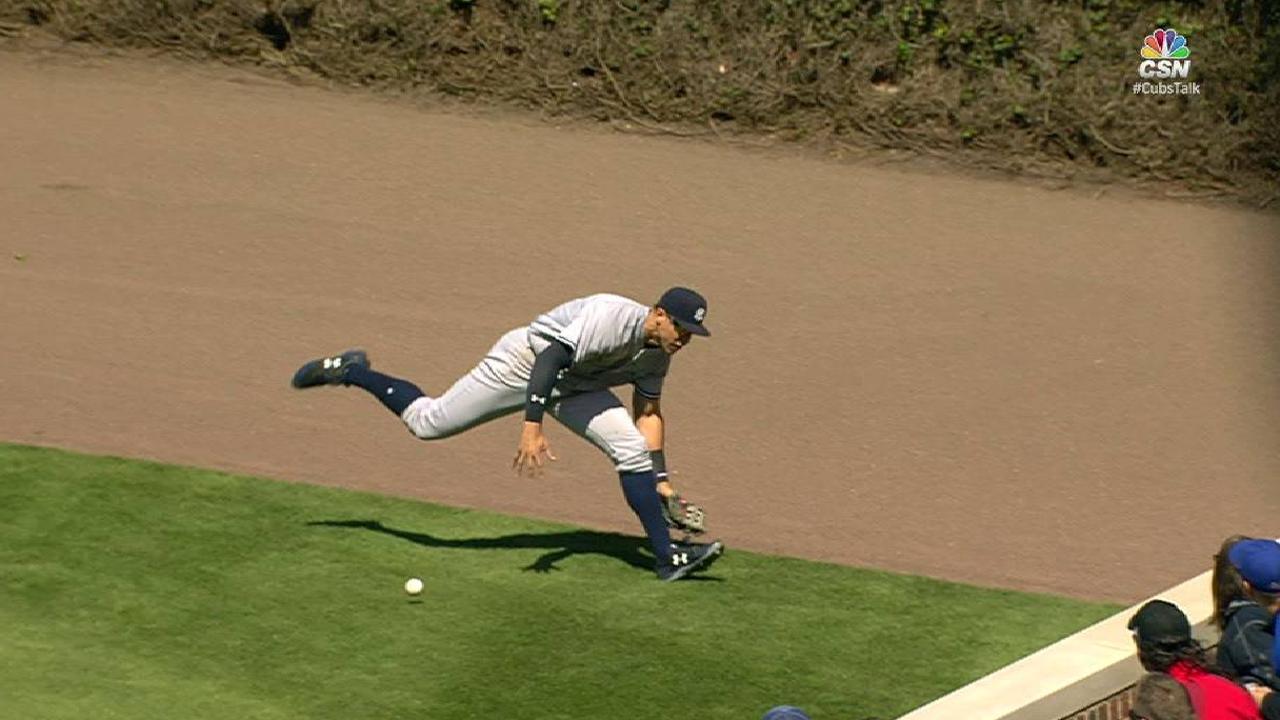 Contreras reaches on error