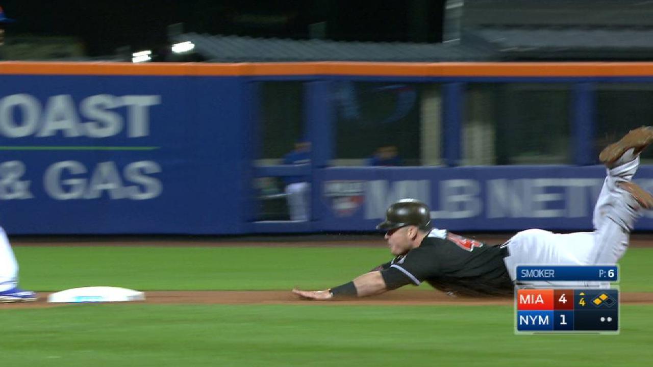 Bour's two-run double