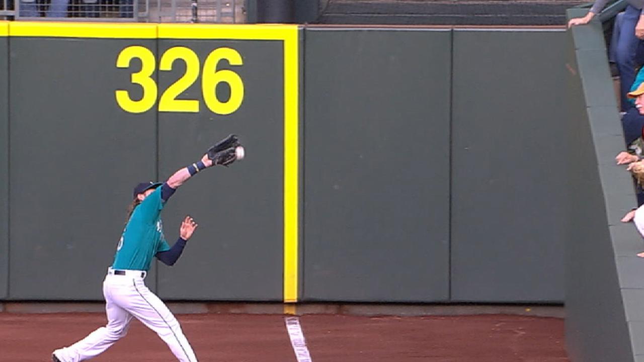 Andrus doubles off Gamel's glove