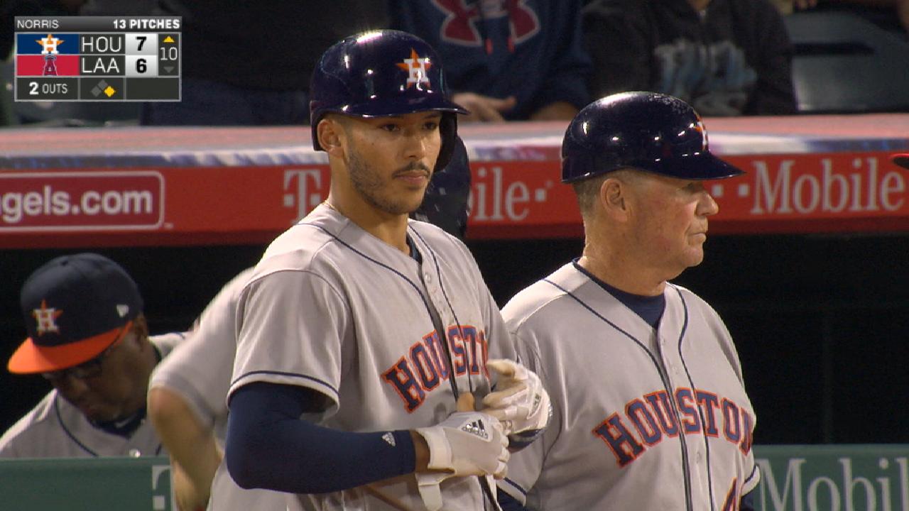 Tablazo de Correa decide triunfo de Astros sobre Angelinos en la 10ma
