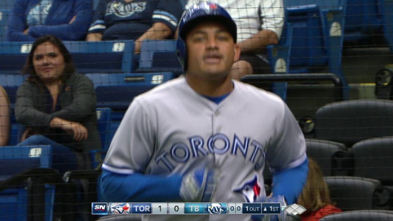 Carrera's solo home run