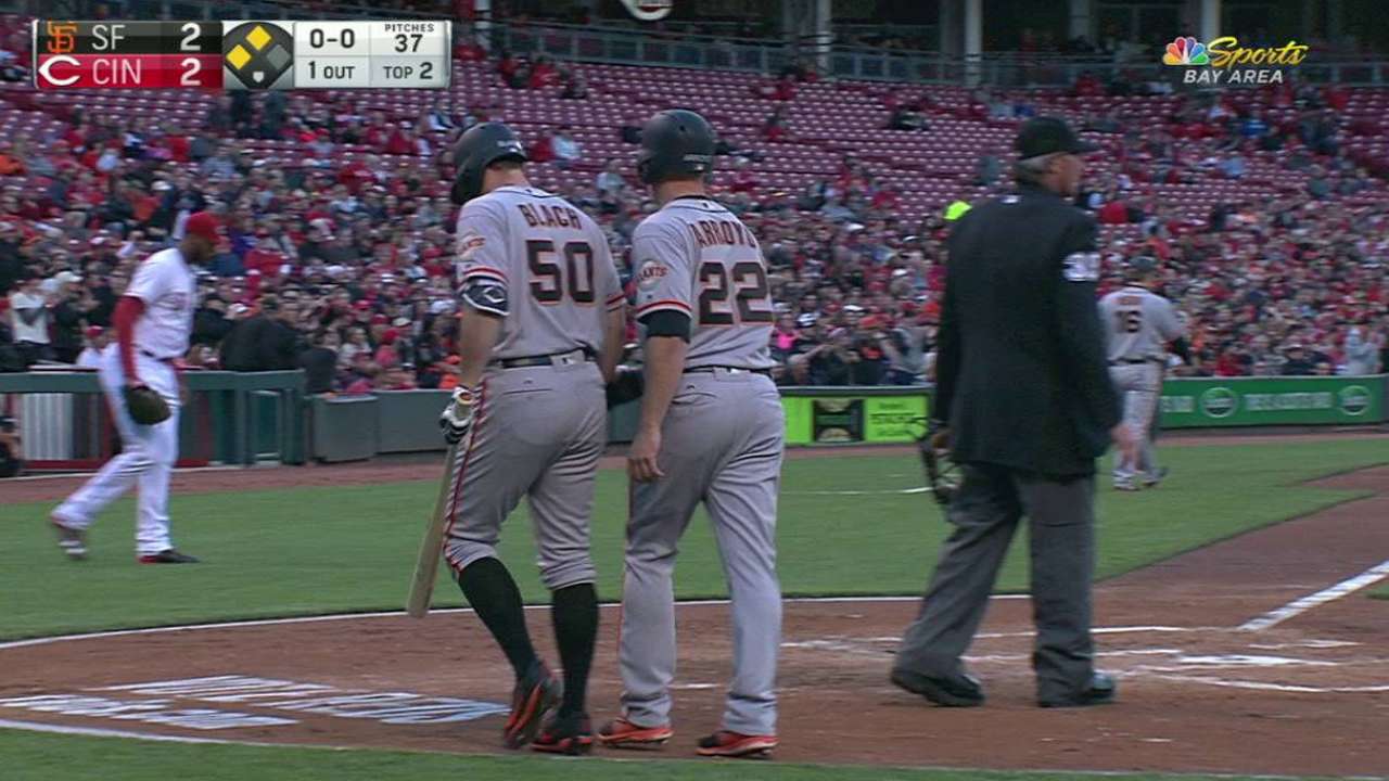 Bochy: Giants 'should be upset' by losses to Reds