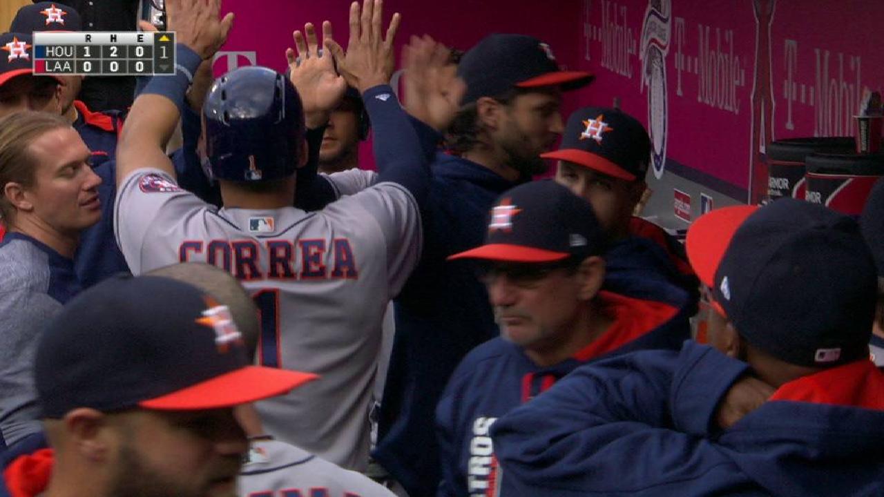 Beltran's double opens scoring