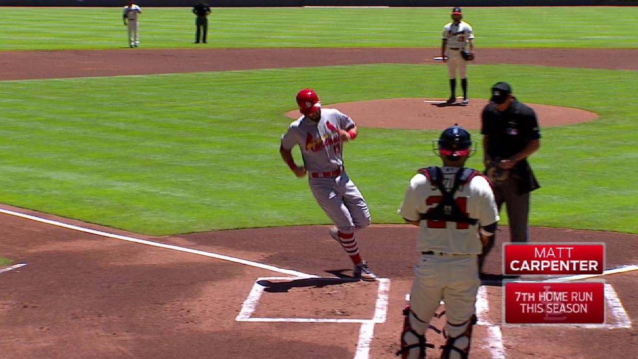 Carpenter's solo home run