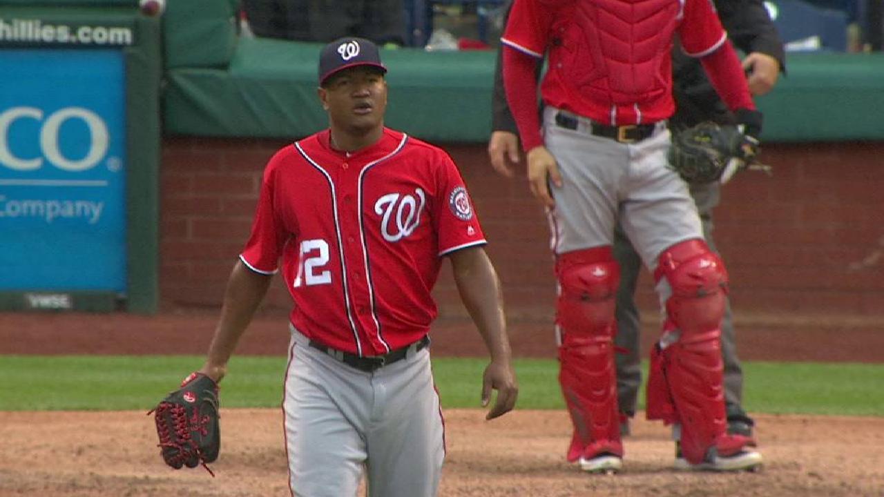 Baker mixing and matching in late innings