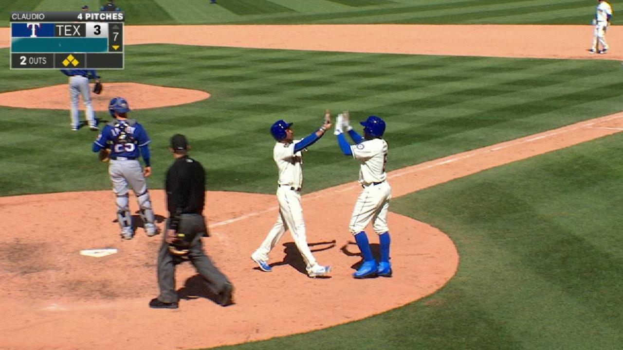 Valencia's two-run single