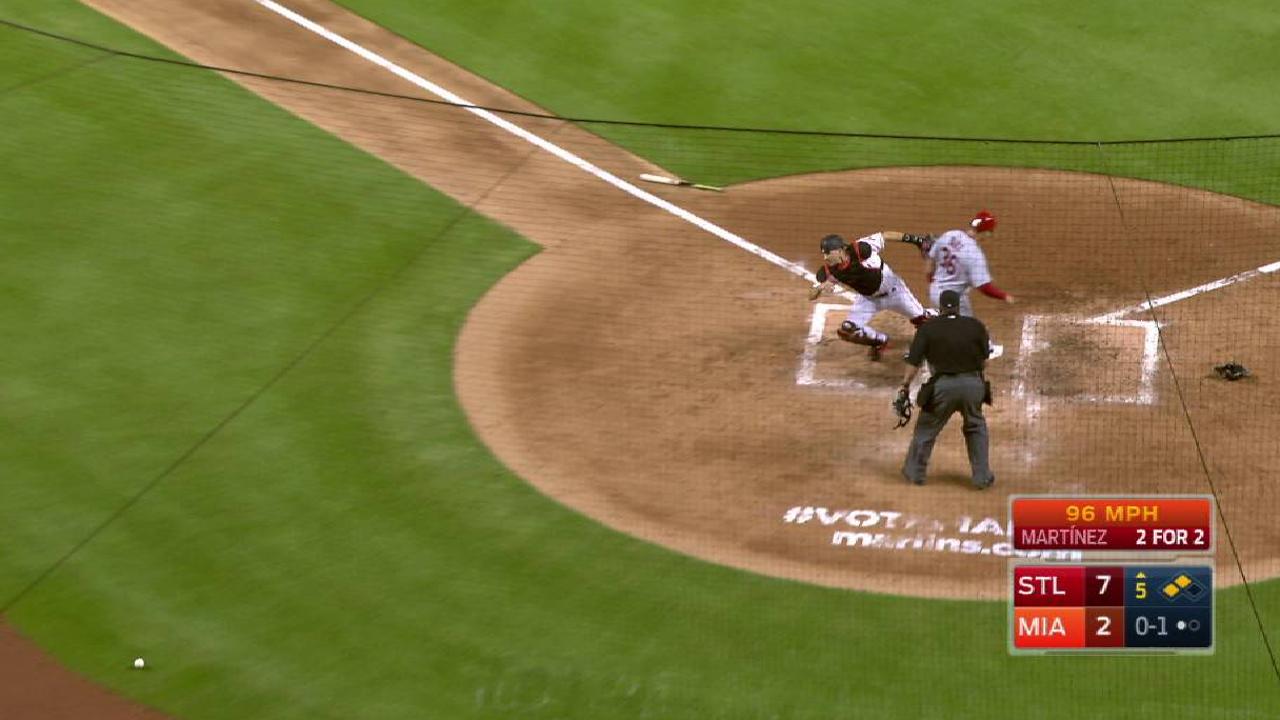 Cardinals plate two runs