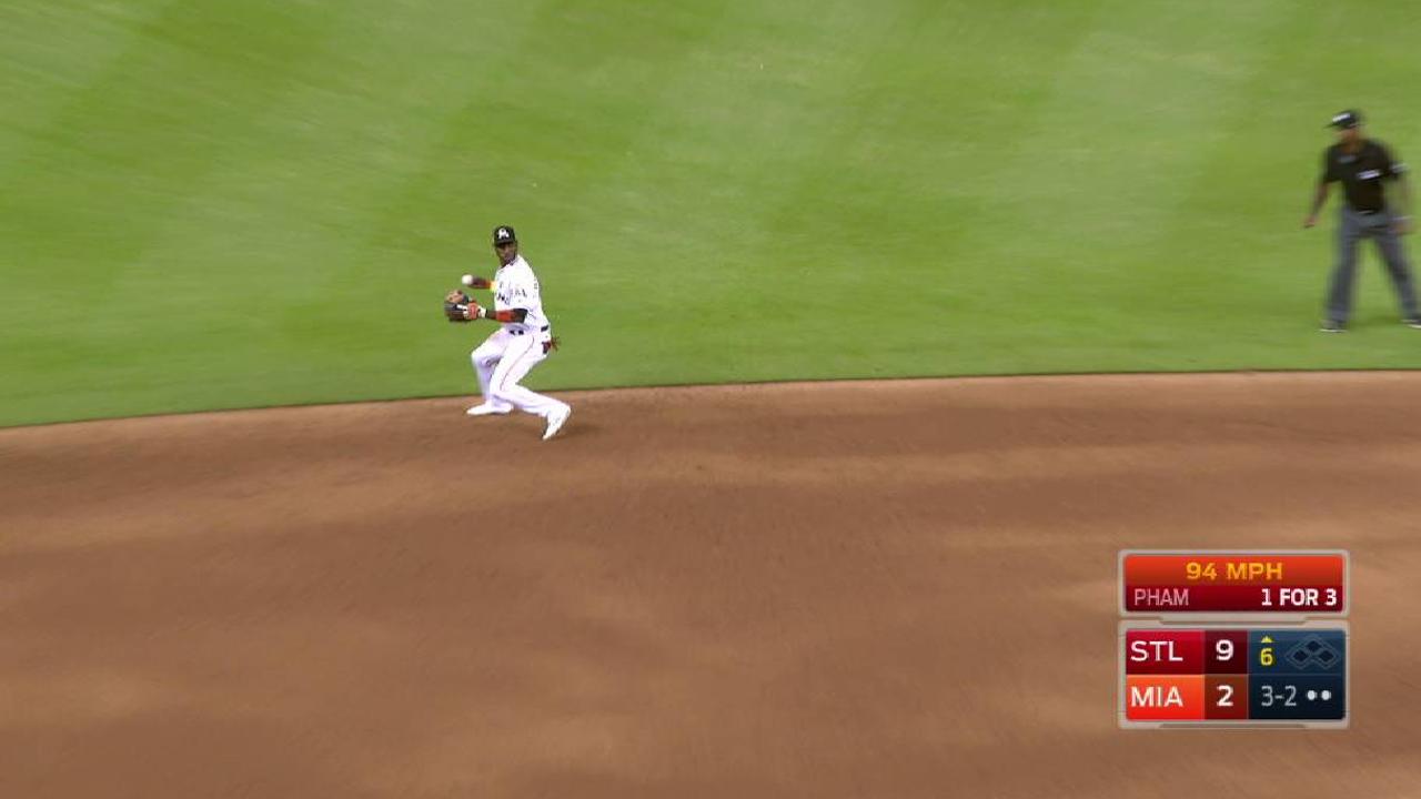 Hechavarria's slick play