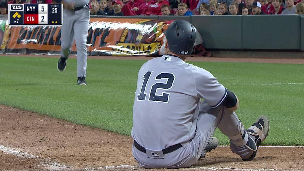 Headley's bases-loaded HBP
